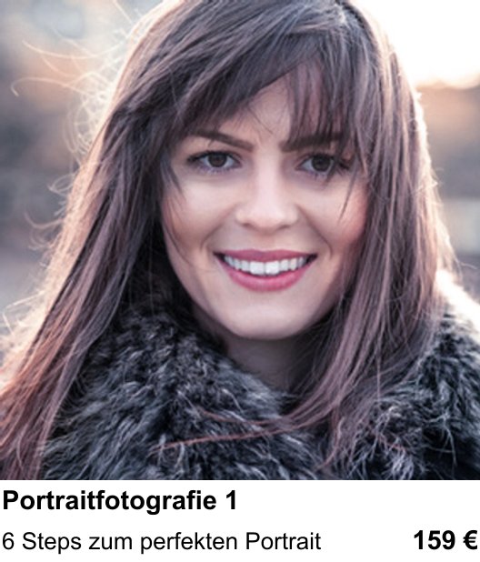 Fotokurs in München mit dem Thema Portrait-Grundkurs Teil 1