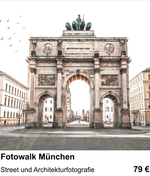 Fotokurs in München mit dem Thema Urbaner Fotowalk