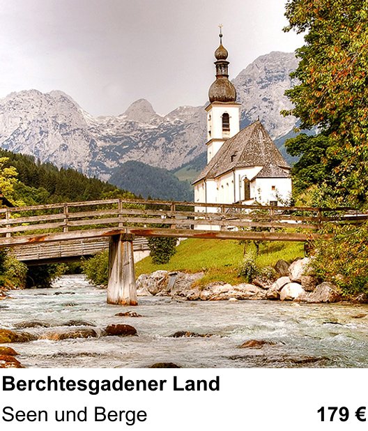 Kameratechnischer Foto-Workshop für Aufnahmen zu Berchtesgadener Land: Seen und Berge