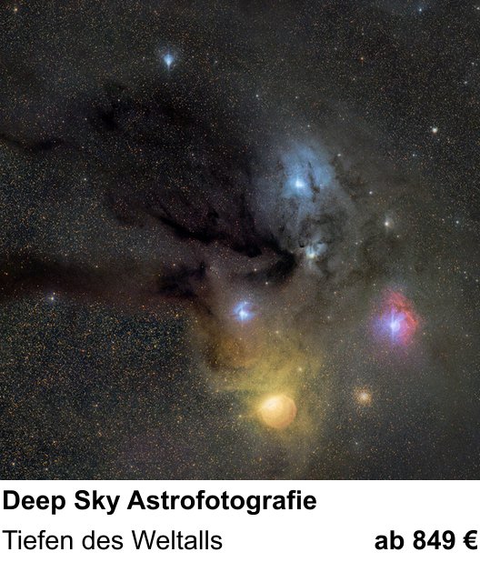 Kameratechnischer Foto-Workshop für Aufnahmen zu Deep Sky Astrofotografie: Tiefen des Weltalls