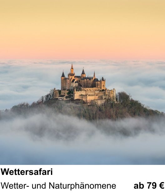 Kameratechnischer Foto-Workshop für Aufnahmen zu Wettersafari: Wetter- und Naturphänomene