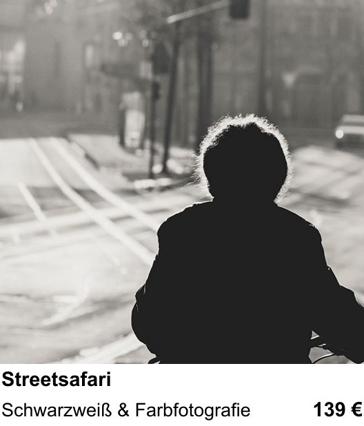 Fotokurs in München mit dem Thema Streetsafari